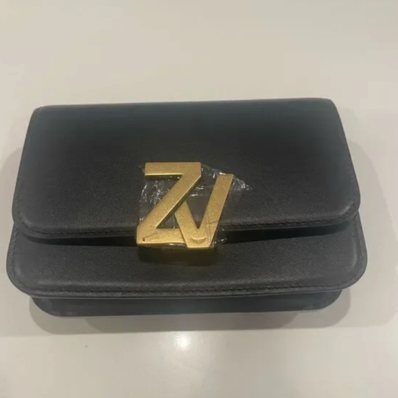 NWOT Zadig & Voltaire calf leather clutch bag ( MISSING STRAP) - Picture 2 of 8